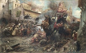 Arabs in Battle by Georges Clairin