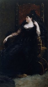 Portrait of the opera singer Gabrielle Krauss by Georges Clairin