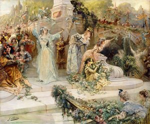 The Festival by Georges Clairin