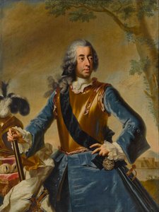 Portrait of Clemens August of Bavaria as Grand Master of the Teutonic Order by Georges Desmarées
