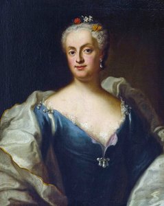 Marie-Anne de Saxe - Maria Anna Sophia of Saxony, Electress of Bavaria by George Desmarees by Georges Desmarées