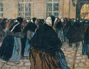 The Return to the Hospice of La Salpêtrière by Georges Dupuis