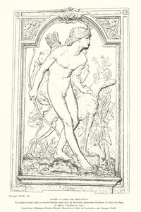 Actaeon, hero of Greek mythology, cameo by the French sculptor Emile Soldi by Georges Ernest Profit