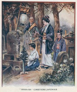 "Haka-Ba", Japanese Cemetery by Georges Ferdinand (after) Bigot