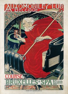 Automobile Club Belgique. Course Bruxelles - Spa by Georges Gaudy