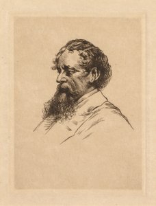 Portrait of Charles Dickens by Georges Gorvel