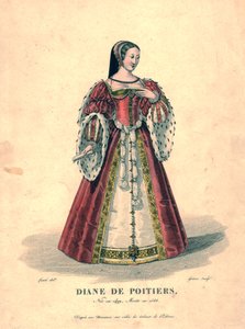 Diane de Poitiers by Georges Jacques Gatine