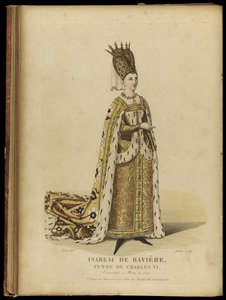 Isabeau de Bavière, Queen of France by Georges Jacques Gatine