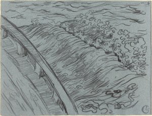 The Sea Off the Edge of a Boat, Brittany by Georges Lacombe