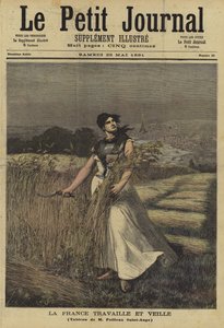 Cover of Le Petit Journal, 23 May 1891 by Georges Louis Poilleux Saint Ange