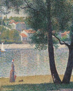 La Seine at Courbevoie by Georges Pierre Seurat