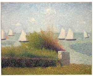 The harbor of Grandcamp by Georges Pierre Seurat