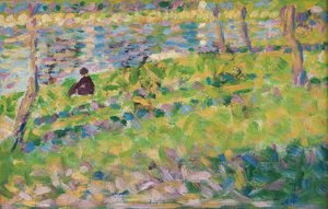 Landscape, Seated Man