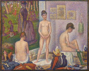 The Models, Ensemble (Small version) by Georges Pierre Seurat