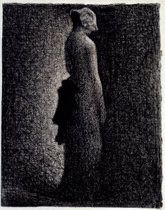 The Black Knot. Pencil Drawing by Georges Seurat