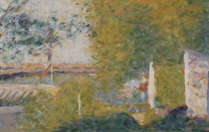 The Bridge at Bineau by Georges Pierre Seurat