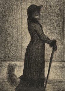 Une Elegante, Woman Strolling