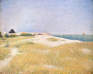View of Fort Samson, 1885 by Georges Pierre Seurat