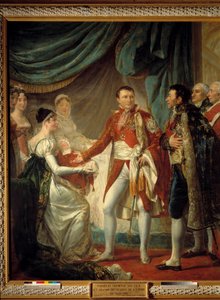 The Presentation of the King of Rome - Napoleon by Georges Rouget