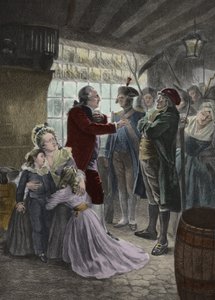 French Revolution: The royal family caught up in the inn of Varennes by Georges Roussin