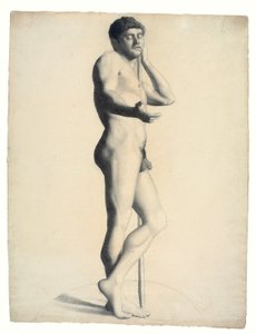 Academic Male Nude by Georges Seurat