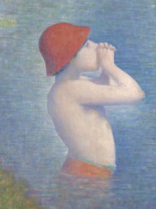 The Bathers at Asnières (detail) by Georges Seurat