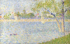 The Seine Seen from the Grande Jatte. 1888 by Georges Seurat
