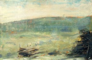 Landscape at Saint-Ouen by Georges Seurat