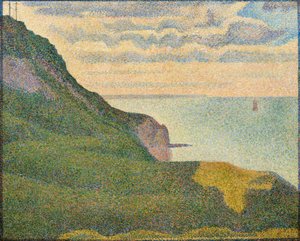 Seascape at Port-en-Bessin, Normandy by Georges Seurat