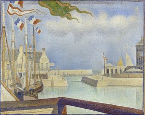 Sunday in Port-en-Bessin by Georges Seurat
