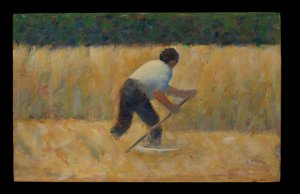 The Mower by Georges Seurat