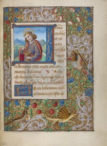 Initial J: Saint John the Evangelist by Georges Trubert