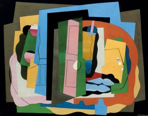 The Pink Door by Georges Valmier