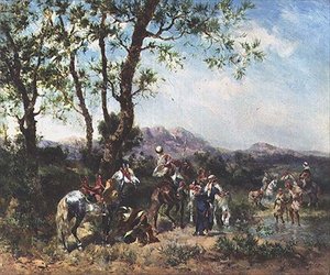 The Stop at the Oasis by Georges Washington
