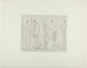 Legendary Saints of France (center frieze) by Georges William Thornley