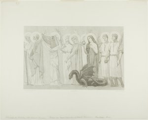 Pastoral Life of Saint Genevieve (right panel) by Georges William Thornley