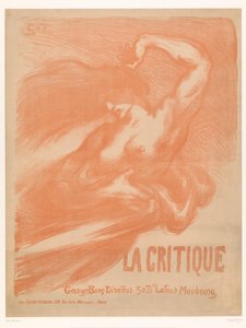 Nude Woman with Loose Hair and Drapery by Georges d