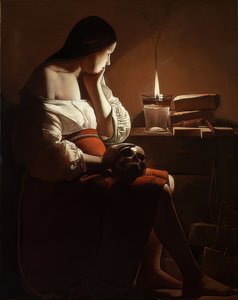 Mary Magdalene with Smoking Flame