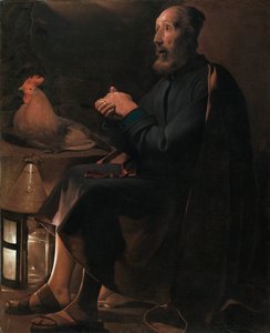 Saint Peter Repentant by Georges de La Tour