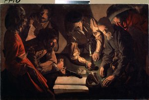 At the Usurers. Payment by Georges de La Tour