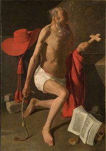 The Penitent St. Jerome by Georges de La Tour