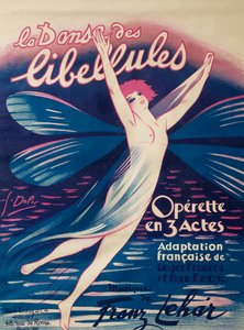Poster for Dance of Dragonflies, Operetta