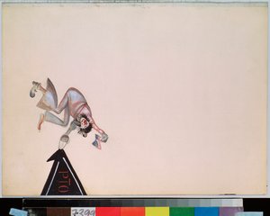 Stage Design for the Operetta Girofle-Girofla by Charles Lecocq by Georgy Bogdanovich Yakulov