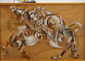 Lion attacking a Horse (1917-1918)