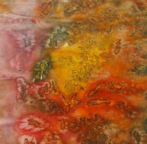 Golden Autumn Abstract by Georgi Kostov