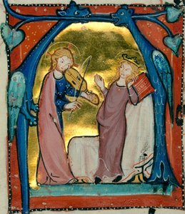 Jesus Playing Music