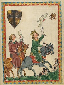 King Conradin the Younger, from Codex Manesse, 14th century