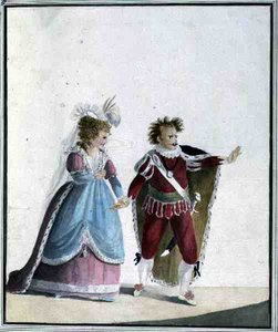 John Edwin (1749-90) and Sarah Siddons (1755-1831) by Georgiana Jane Keate