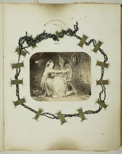 Untitled [woman spinning], 1855-1868 by Georgina Cowper