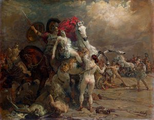 The Injured Woman Warrior Camille by Georgiy Konstantinovich Savitsky